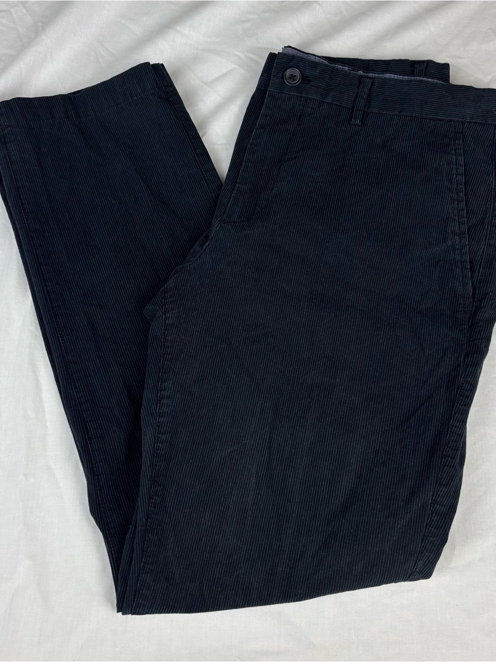 Banana Republic Men's Navy pinstriped Chinos